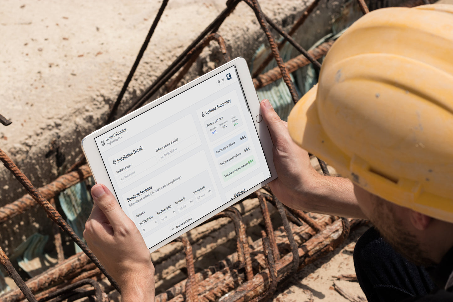 Grout Calculator – Engineering Tool - Kraftor Systems