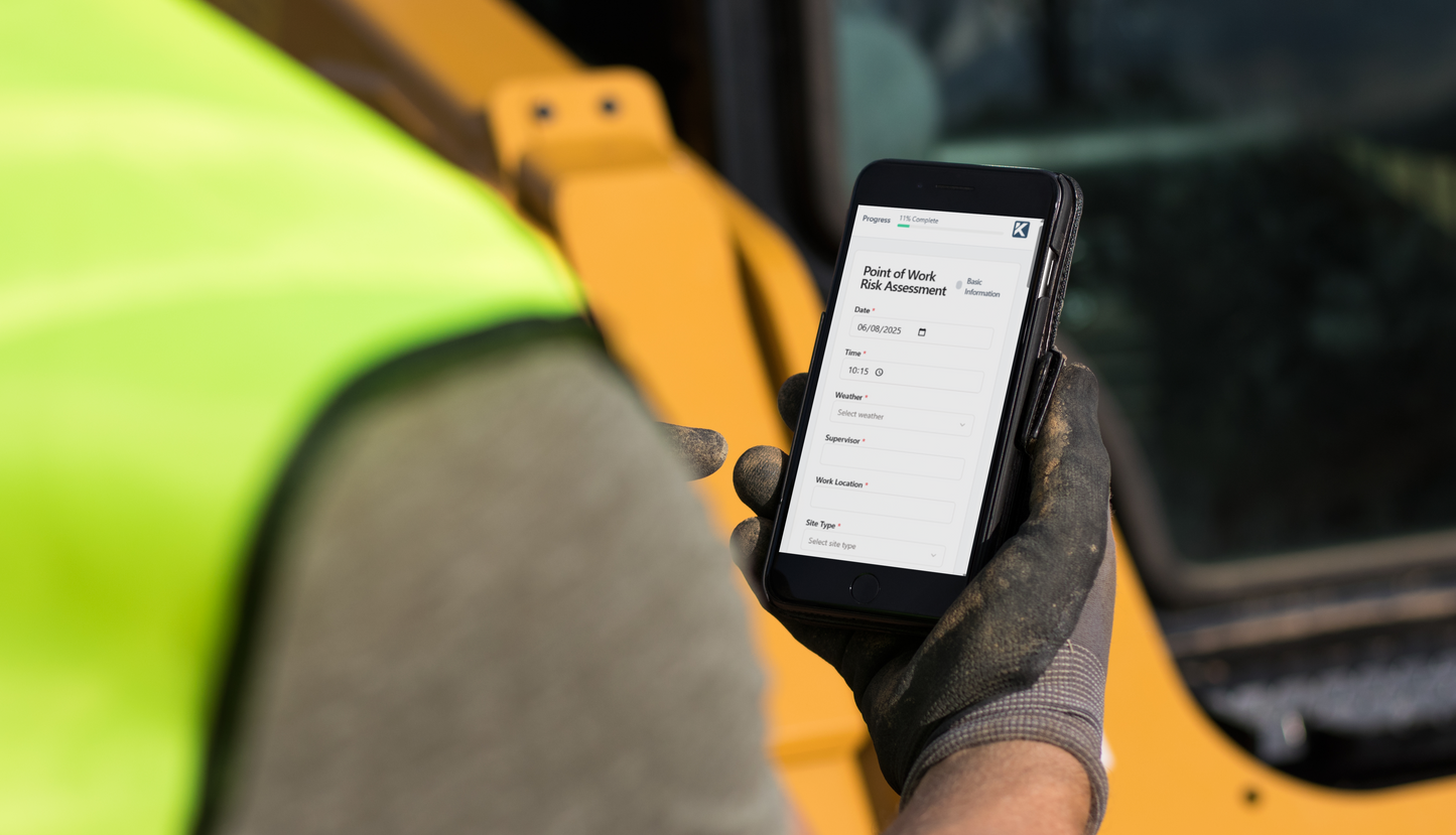 Point of work Risk Assessment App  - Kraftor Systems